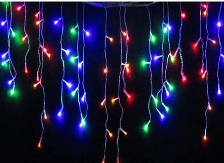 12M*0.6 360 LED Icicle led Light curtain Fairy String Lamp female male connector 8 Modes controller Party Wedding decoration 220v