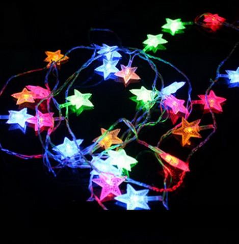 2.5M Star Curtain LED String Fairy Light Waterproof Romantic Wedding Christmas Festival Party Garden Decoration Lamp