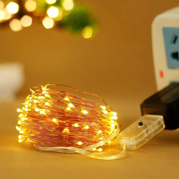 Usb Lamp String Copper Wire Christmas Lights New Pattern Eight Function Market Bedroom Decoration Coloured Lights