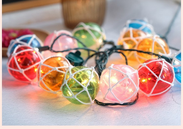 New Pattern Heat Sell LED Round Ball Lamp String Bulb String Wedding Decoration Courtyard Outdoors Waterproof Festival Party Coloured Lights