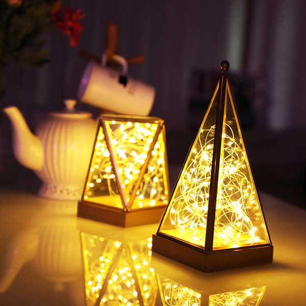 New Product LED Copper Wire Lamp String Small Night-light INS Desk Light Room Bedroom Decoration Lantern Shop Outdoors Pendulum Desk Lamp