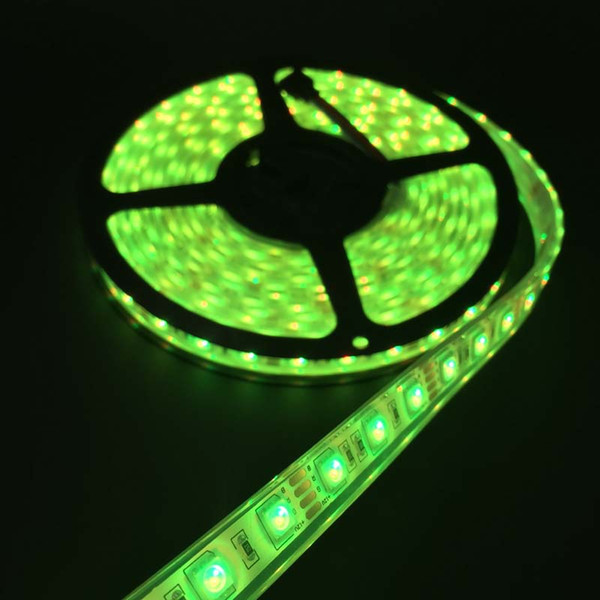 50M waterproof IP68 SMD5050 LED Strip Light DC 12V 60 Leds/M + 24 keys Remote Controller Outdoor led lighting