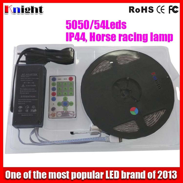 fedex Free shipping-multi color led strip set,12V 5050 changeable led lamp set,54lamps a meter RGB SCROLLING light wholesale