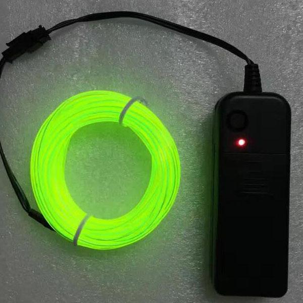 2.3mm Diameter 3 Meter EL wire Glowing 10 Color Choice LED Strip neon light Flexible Wire For Craft Model ,bag ,Decoration