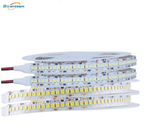 LED Strip light 5M 2835 SMD DC 12V 240LEDs/M waterproof IP65 IP33 Flexible Ribbon String LED lamp lights Night Decor