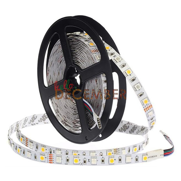 RGB RGBW RGBWW Changeable LED Strip Lights 12V 5M 300 LEDs 60-LEDs/M SMD5050 LED Strip Holiday Lighting LED Flexible Light Strips