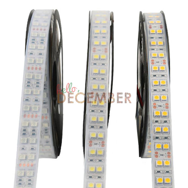 12V 5M 600 LEDs 120-LEDs/M SMD5050 LED Strip RGB RGBW RGBWW LED Flexible Light Strips Holiday Lighting LED Strips