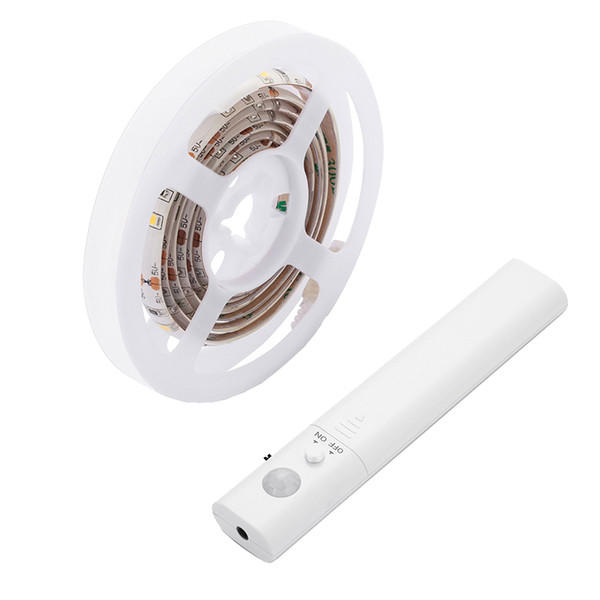 Motion Activated Under bed Lighting Flexible LED Strip Motion Sensor Night Light Bedside Lamp Illumination and Automatic Shut Off Timer