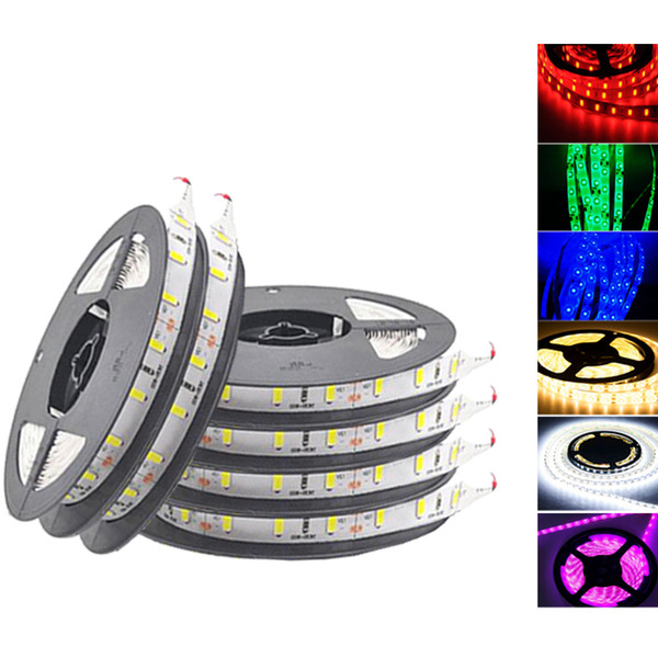 5m roll SMD5630 5730 Decoration light 3528 IP65 IP68 IP20 Led Strips Light Warm Pure White Red Green 5630 Flexible strip