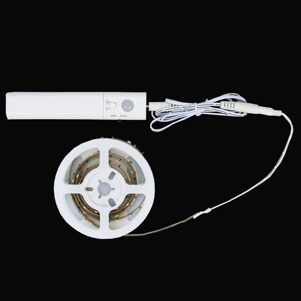 Wireless Motion Sensor LED Strip Battery Power Night light Under Bed lamp For Closet, Wardrobe, Cabinet, Stairs,Hallway