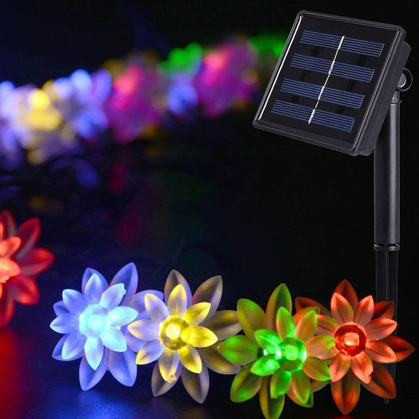 Multicoful single color Rose Lotus Peach blossom LED strip christmas light holiday decoration LED fairy garden lights