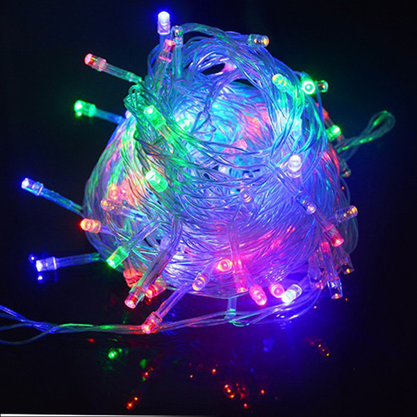 110V US plug or 220V Eu plug xmas gift festival decoration LED strip 10M 100LEDS waterproof IP65