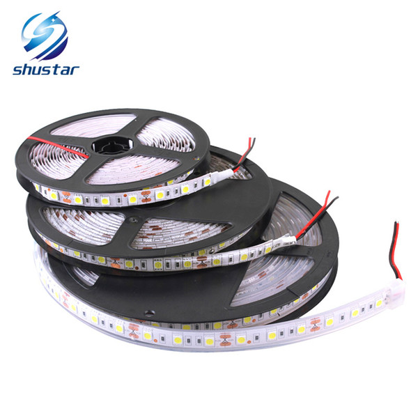 LED strip light DC 12V 5M 60LEDs/m IP20 IP65 IP67 Waterproof 5050 SMD LED string light RGB led lamp Tape diode ribbon