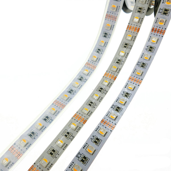 4 in 1 RGBW LED Strip 5050 DC12V Flexible LED Light RGB+White / RGB+Warm White LED Strip 60 LEDs/m 5m/lot