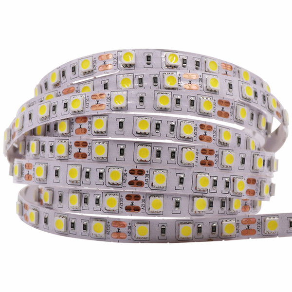 New SMD 2835 5050 led strip tape light 12V 60leds/M waterproof IP65 IP21 Warm White/RGB/RED /BLUE /GREEN Flexible rope stripe