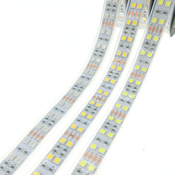 LED Strip 5050 120 LEDs/m DC12V Silicone Tube Waterproof Flexible LED Light Double Row 5050 LED Strip 5m/lot