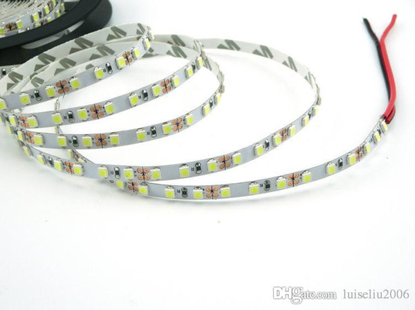 DC12V narrow PCB 5mm Width smd 3528 flexible led strip light 120led/m,white / warm white / Blue / Red,5m/lot