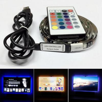 DC 5V USB LED Strip 5050 Waterproof RGB LED Light Flexible 50CM 1M 2M 3M 4M 5M add Remote For TV Background Lighting