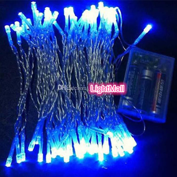 NEW Multicolor 5M 50LED String Fairy Lights Battery Operated XMAS Christmas in/outdoor