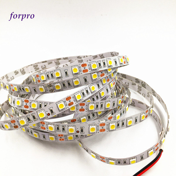 100m/lot SMD5050 LED Strip Flexible Lights DC 12V LED Non-waterproof Light Strips 5m/Roll RGB warm white blue red