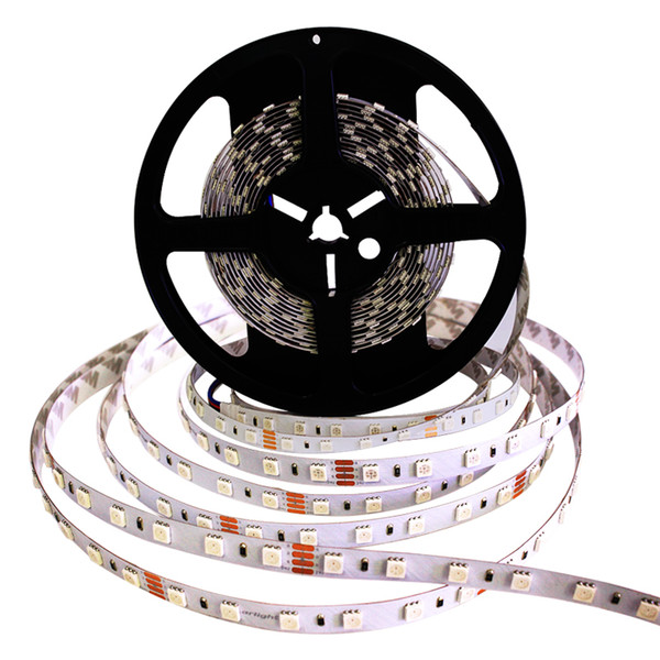 High quanlity 24V LED strip 5050 flexible light Tape 60LED/m 5m 300LED RGB LED tira llevada 5m/roll