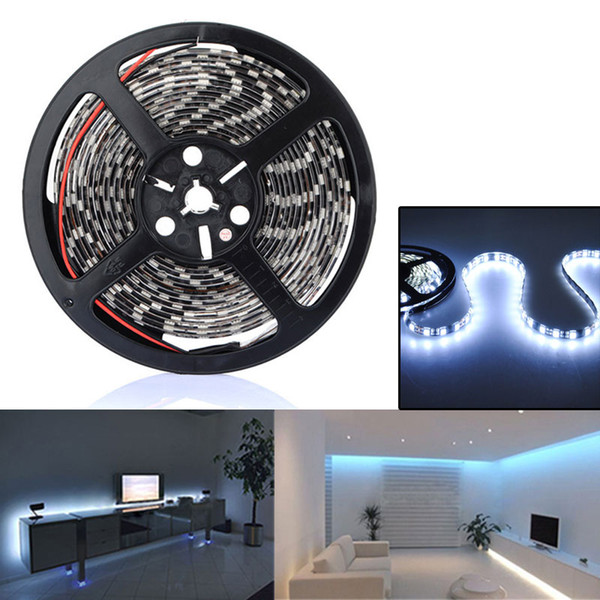 IP65 5M 5050 SMD LED Strip Light Waterproof Pure White 300 LED DC 12V DEL_00D