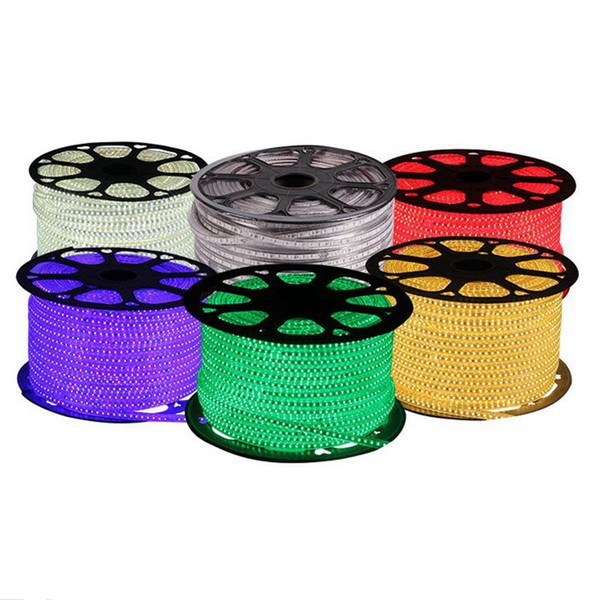 3014 100M 120LEDs/M LED Strips 220V 50Hz Waterproof Decor Led Rope Lights 5 Colors Holiday Lighting Xmas Christmas Party Home Decoration