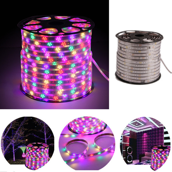 100m 220V Waterproof Led Strips 2835 LED Rope Light 144leds/m String Outdoor Lighting string Disco Bar Pub Christmas Xmas Party Decoration