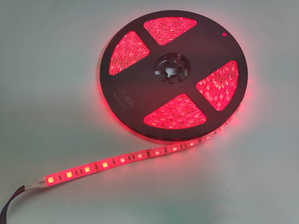 60 LEDs/Meter 5 Meters/Roll IP67 Water Proof DC12V RGB LED Tape Light with AC100-240V Power Supply and Controller