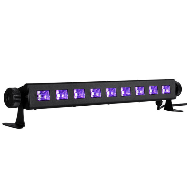 Super bright UV LED lights UV LED Bar with 9LEDx3W Black Light, Neon Clow Parties Fluorescent Tapestry Poster Paint Lighting DJ Stage