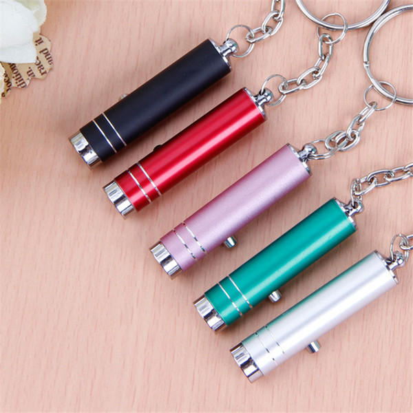 Mini Portable Pen LED Torch Light Battery Operation UV Keychain Pocket Pen Flashlight for Working Camping