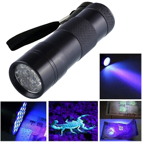 Ultraviolet Led Flashlight 12 LED UV Flashlight Pets Urine and Stains Detector Handheld Blacklight to Find Stains on Carpet Rugs or Clothes