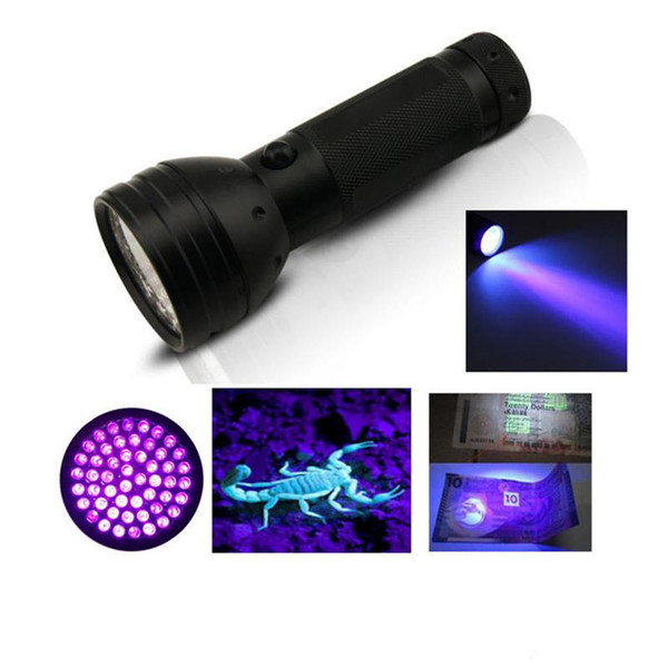 51LED UV Flashlight UV Ultraviolet LED Flashlight Violet Black Light Torch 395 nM Portable Flashlight LED Torch Light LED UV Lights Torch