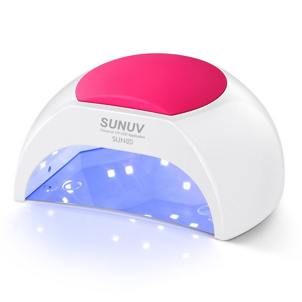 SUN2C 48W LED UV Nail Lamp Cures Polish Lights with 4 Timer Setting Senor For Gel Nails and Toe Nail Curing Hands dry