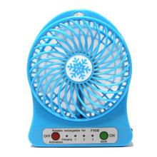 Portable Rechargeable LED Light Fan Air Cooler Mini Desk USB 18650 Battery Fan Air Cooler Multifunctional Fan