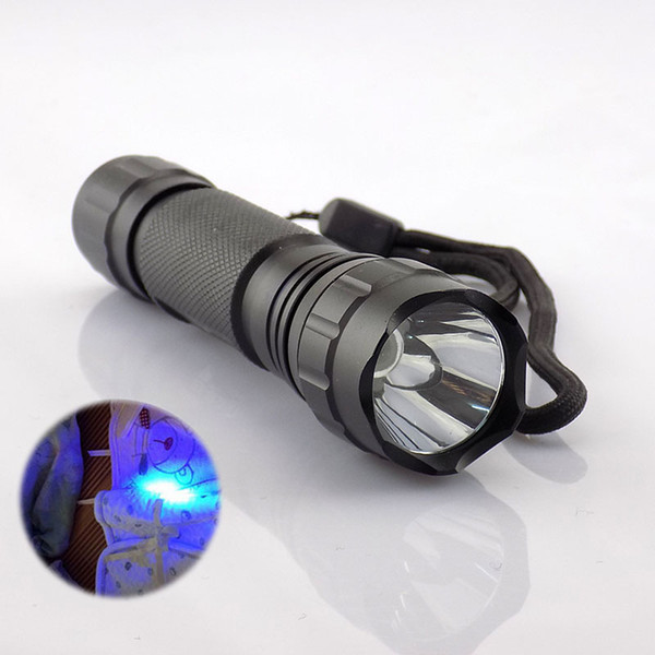 New UV Light Led Flashlight Torch Light Lamp Ultraviolet Purple Color Led Flash Torch Rechargeable Linternas For Money Detector