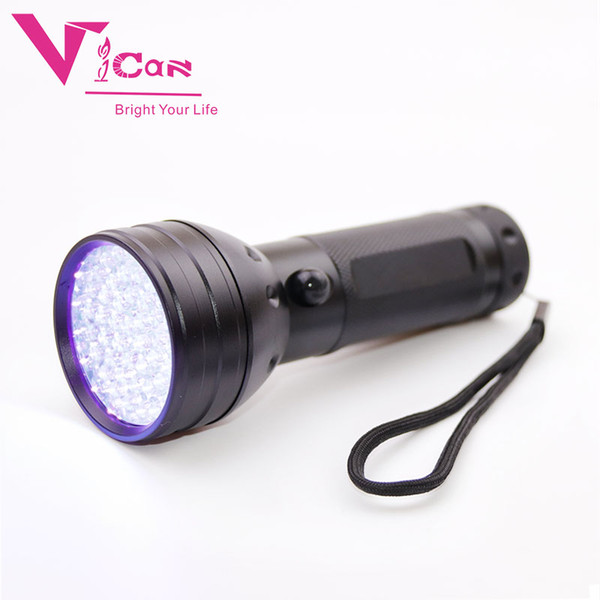 Vican's 51 LED UV Flashlight 390-395nm Scorpion Detector Hunter Finder Ultra Violet Blacklight Flashlight Torch Streamlight