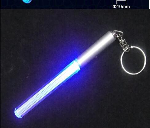 Mini LED Lightsaber Keychain Flashlight 200pcs/lot