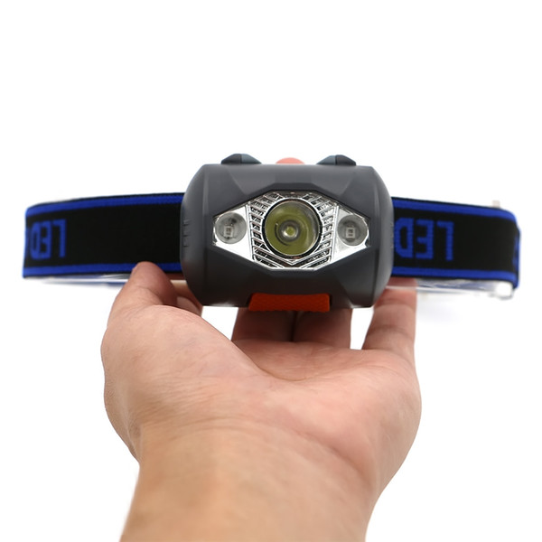 Wholesale-3 LED 800 Lumens 4 Modes Mini Headlamp Outdoor Headlight Waterproof Flash Head Lamp Torch Lantern For Hunting,Use AAA Battery