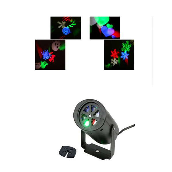 Halloween Show Snowflake Lights 4W 110V 220V for Indoor Lighting Lamp Xmas Christmas Lampada CE ROSH