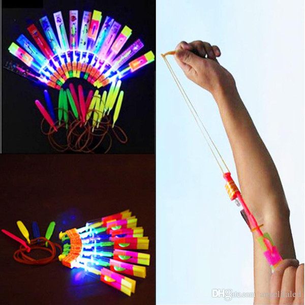 LED Rocket Lamp Toys Light for Kids Children Night Play Have Fun Light Fly Lamp in Sky Colorful LED Plaything