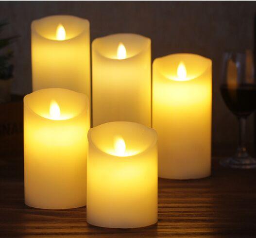 Led Faux Electric Candles Tealights Christmas Lights Lamp Battery/Remote Operated Wedding Birthday Party Christmas Decoration Lighting