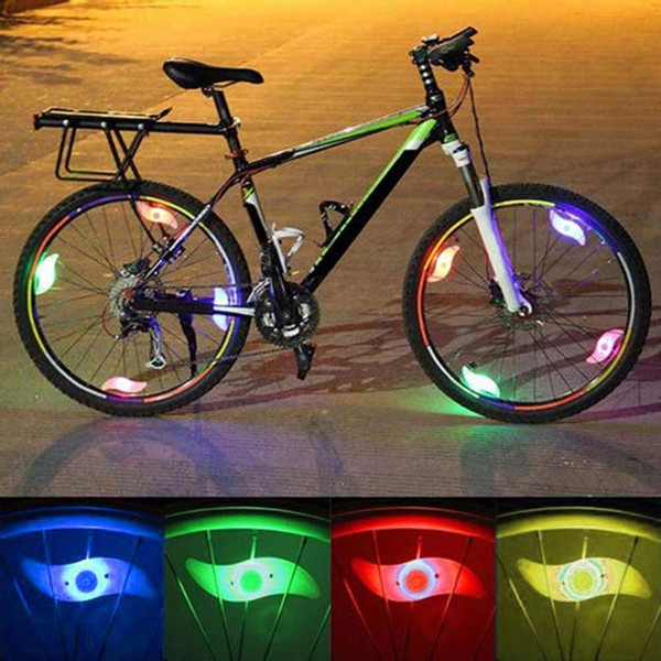 spoke light wheel light with battery plus battery bicycle decorative night light multi-color optional Red / Bled / Green / RGB