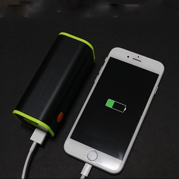 Multifunction LED Light USB Charging Treasure Box,Portable Replaceable 18650 Battery Charging