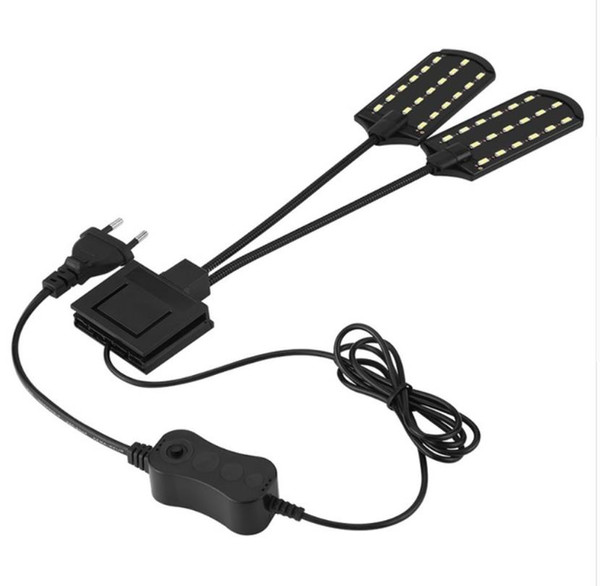 Aquarium Led Lighting 220V Waterproof Clip-on Lamp 15W LED Aquarium Light Plants Grow White Color Lighting