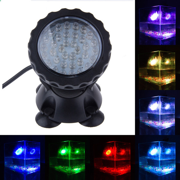 3.5W Aquarium Led Lighting Fish Tank Pond Light RGB Underwater Lamp Submersible Aquarium Accessories LemonBest