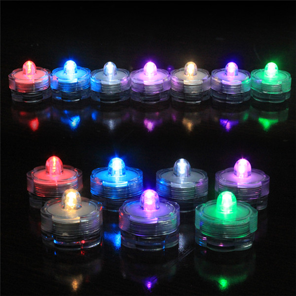 Submersible Light Candle Lights 10pcs Submersible Light Waterproof Wedding Underwater Battery Sub LED Tea Lights decorative LED candle light