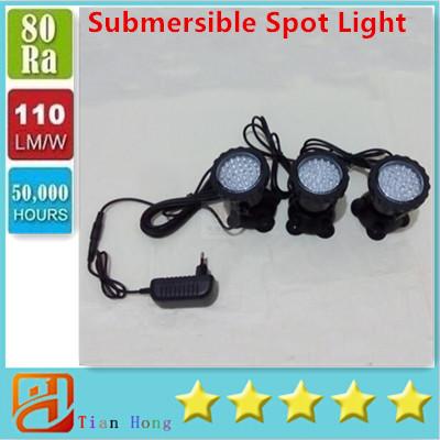 Free Shipping Hot Sale 3 in1 4.5W 36LED Submersible Spot Light blue white colors Aquarium Pool decoration Lamp Underwater