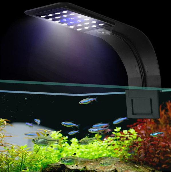 Super Bright LED Aquarium Lighting LED Plants Grow Light 5W/10W/15W Aquatic Freshwater Lamps Waterproof Clip on Lamp For Tanks