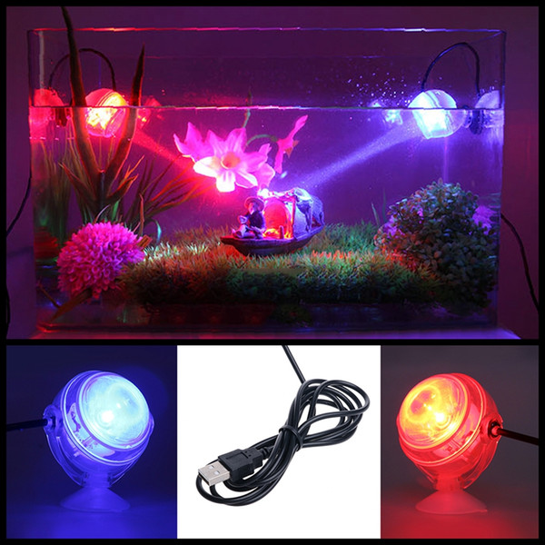 Indoor LED Underwater Lamp Waterproof LED Aquarium Light for Coral Reef Fish Tank Submersible Aquarium Light Spot Lamp